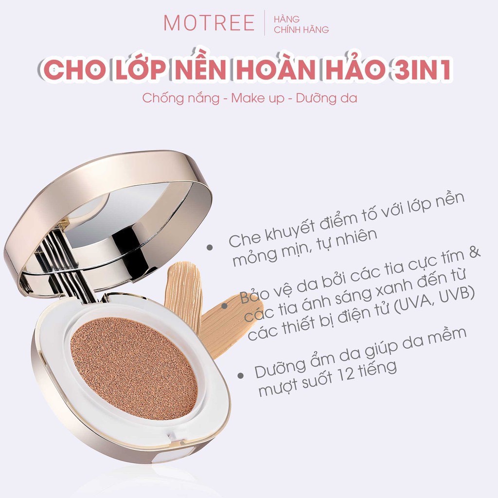 [HCM]Cushion chống nắng lựu sâm Motree 15gr spf50+++
