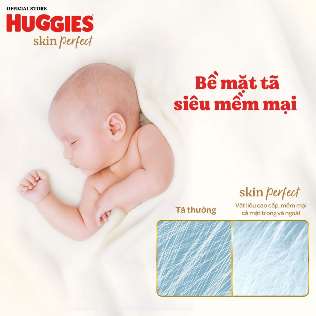 Tã Dán Huggies tràm trà S80/M76/L68/XL62/XXL56 miếng