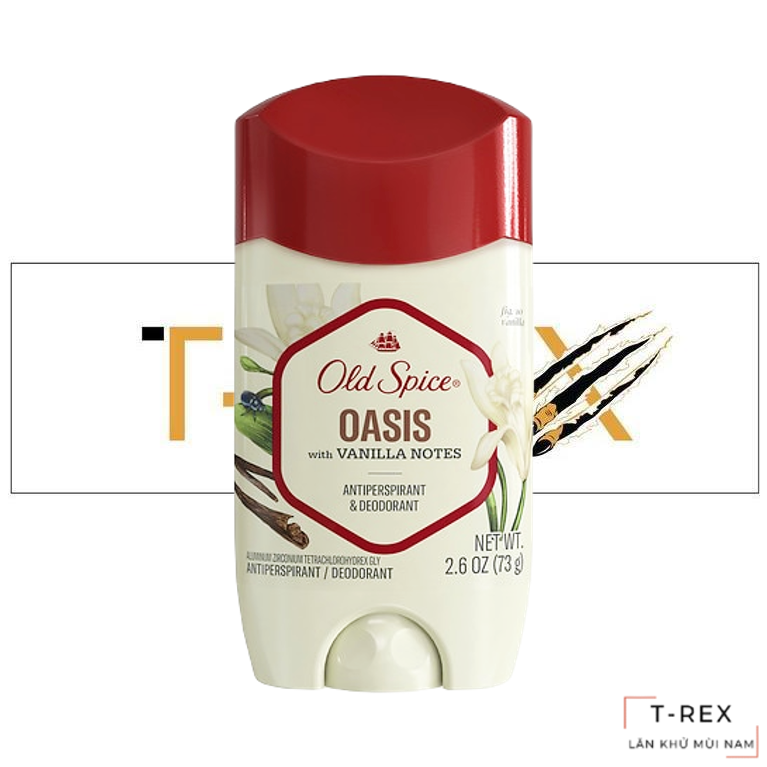 Lăn Khử Mùi Old Spice Inspired By Nature Collection Oasis With Vanilla Notes Scent 73Gr