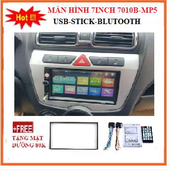 [FreeshipMAX] [Hỗ Trợ Lắp Đặt] man hinh dvd xe hoi giá rẻ - Màn hình ô tô Full HD 1080B model 7010B Đa chức năng, Nghe nhạc, xem video, nghe đài FM, Âm thanh,hình ảnh sắc nét, sống động, hỗ trợ camera lùi TẶNG KÈM KHUNG DƯỠNG