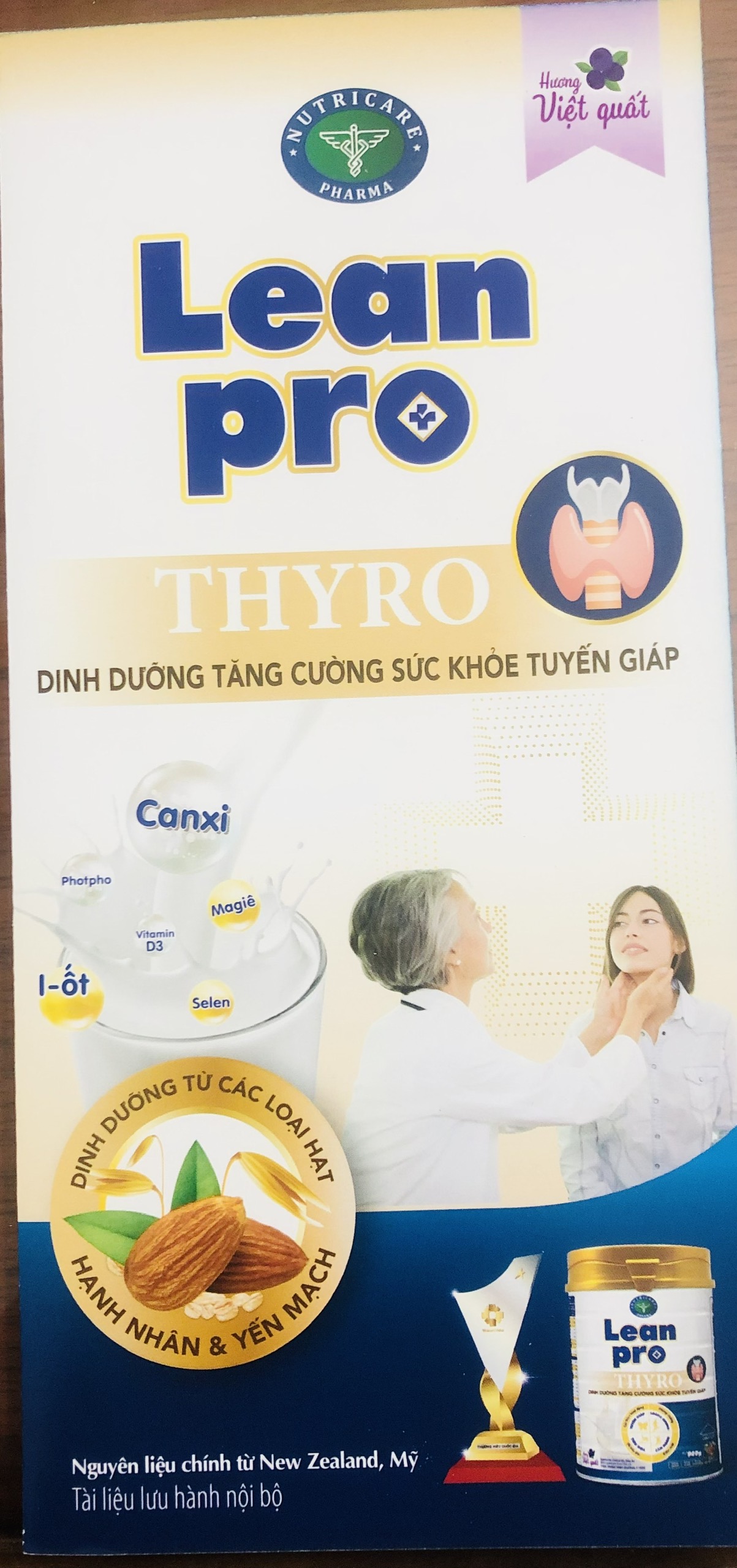Sữa Nutricare Lean Pro Thyro 900g (Dinh dưỡng chuyên biệt cho bệnh nhân suy giáp )