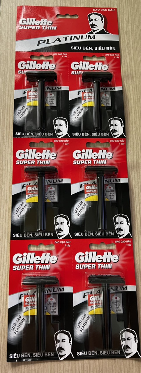 Dao Cạo Râu Gillette Cán Đen