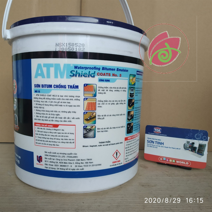 Sơn chống thấm Bitum ATM Shield Coat 3.5 kg
