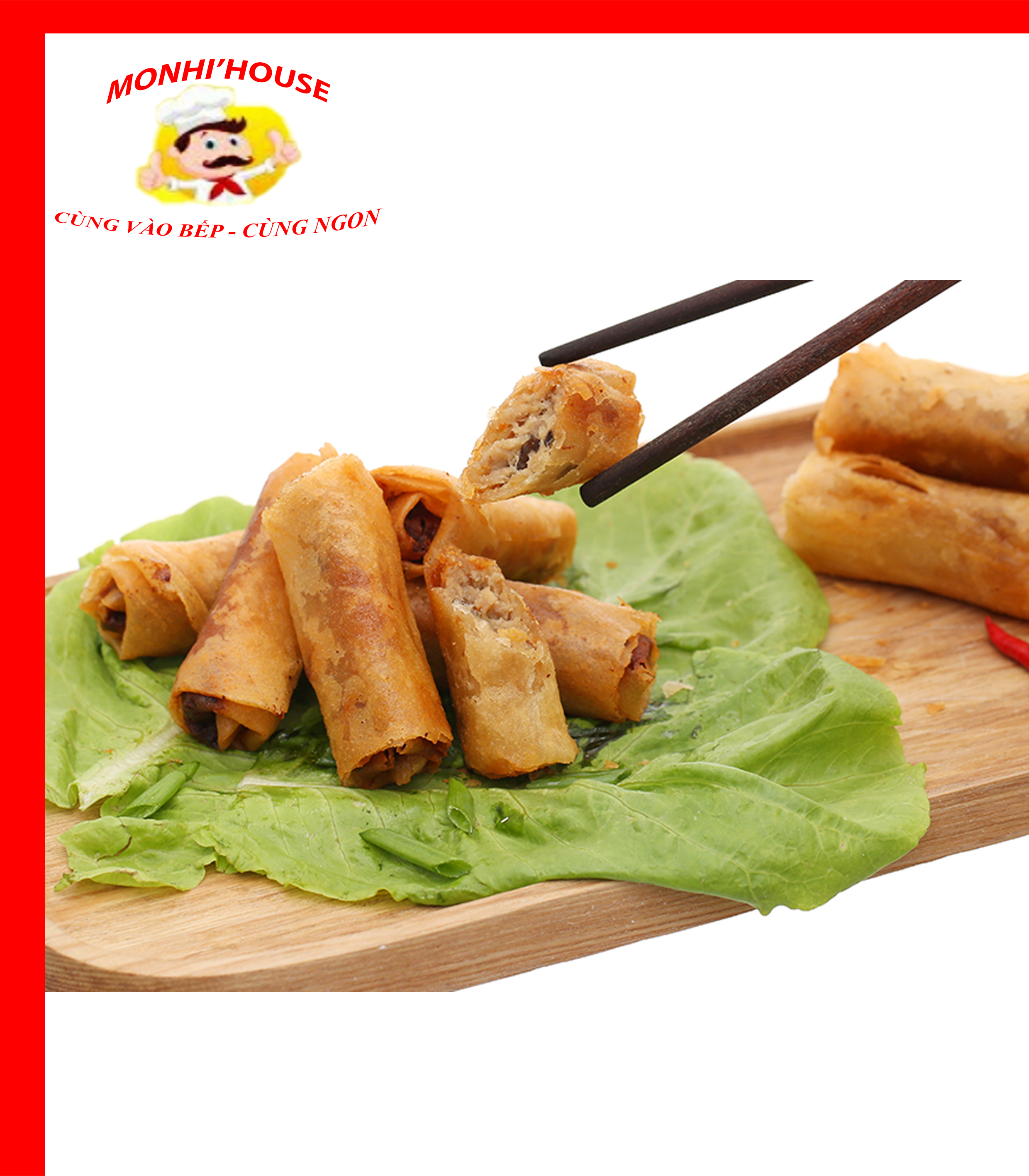 Gói 400g chả giò Xốp nhân thịt