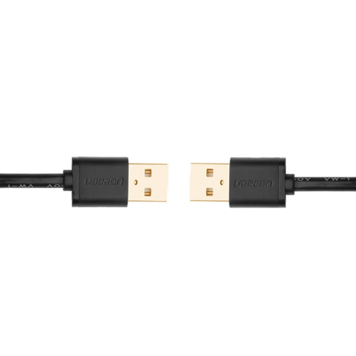 Cáp USB 2.0 2 đầu đực Ugreen 10309 (dài 1m) Chính Hãng