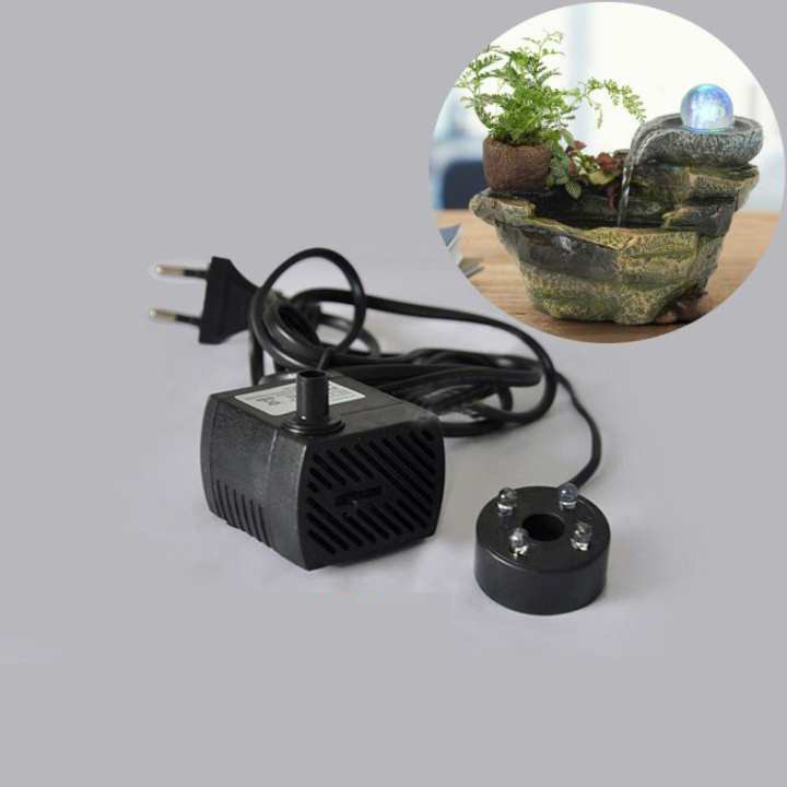 bơm chìm mini tiểu cánh có đèn led
