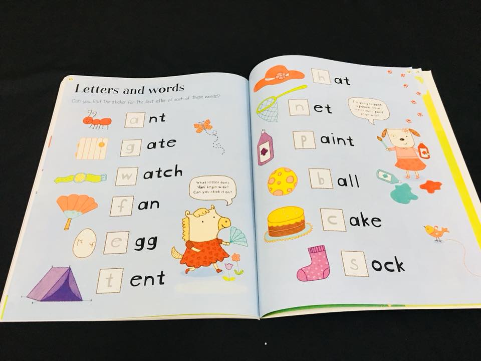 Usborne Sticker Book - Alphabet