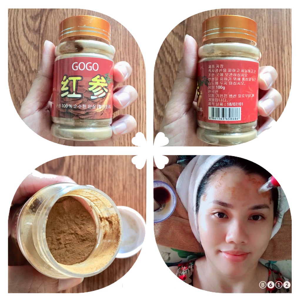 [ HÀNG AUTH ] Bột Hồng Xâm Gogo Hàn | cấy hồng sâm