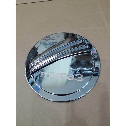 Ốp nắp bình xăng mạ crom xe mazda 3 2019