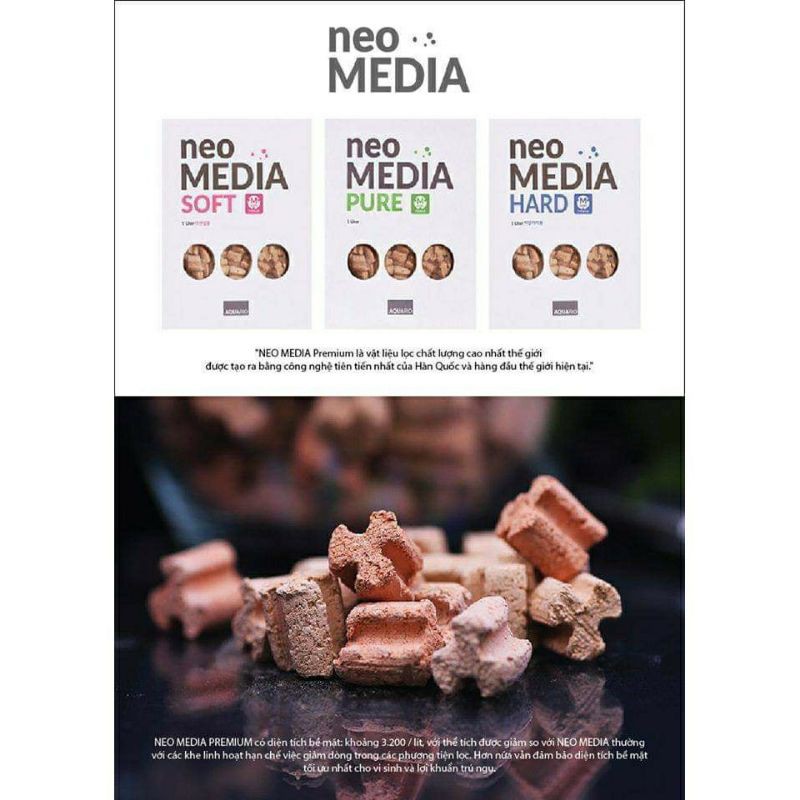 Vật liệu lọc Neo Media Premium cho bể thủy sinh bể cá cảnh (100ml) soft (giảm PH) cam kết hàng đúng mô tả chất lượng đảm bảo