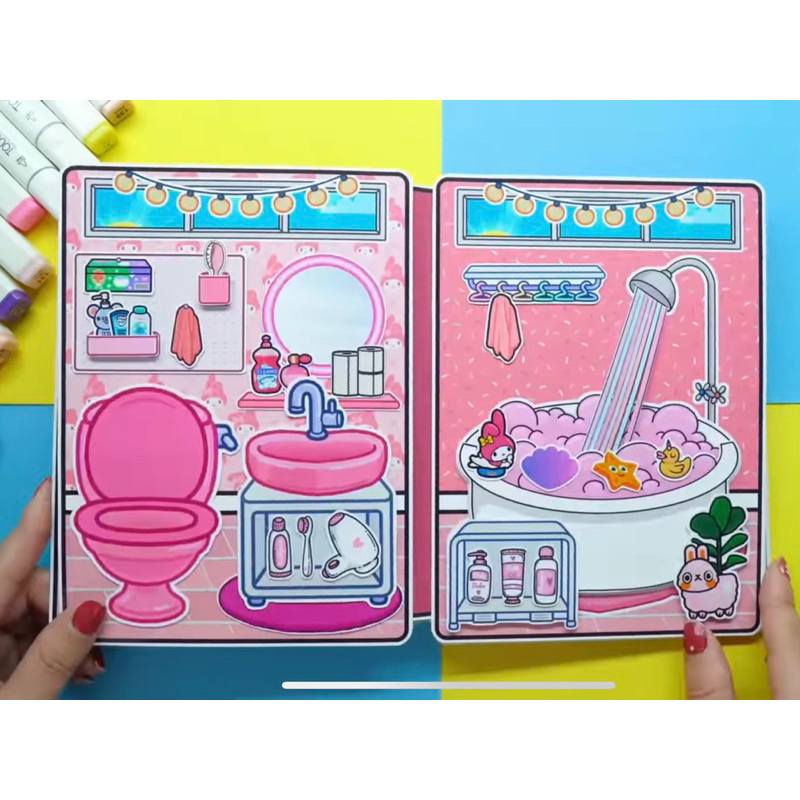 Ngôi nhà búp bê giấy My Melody House