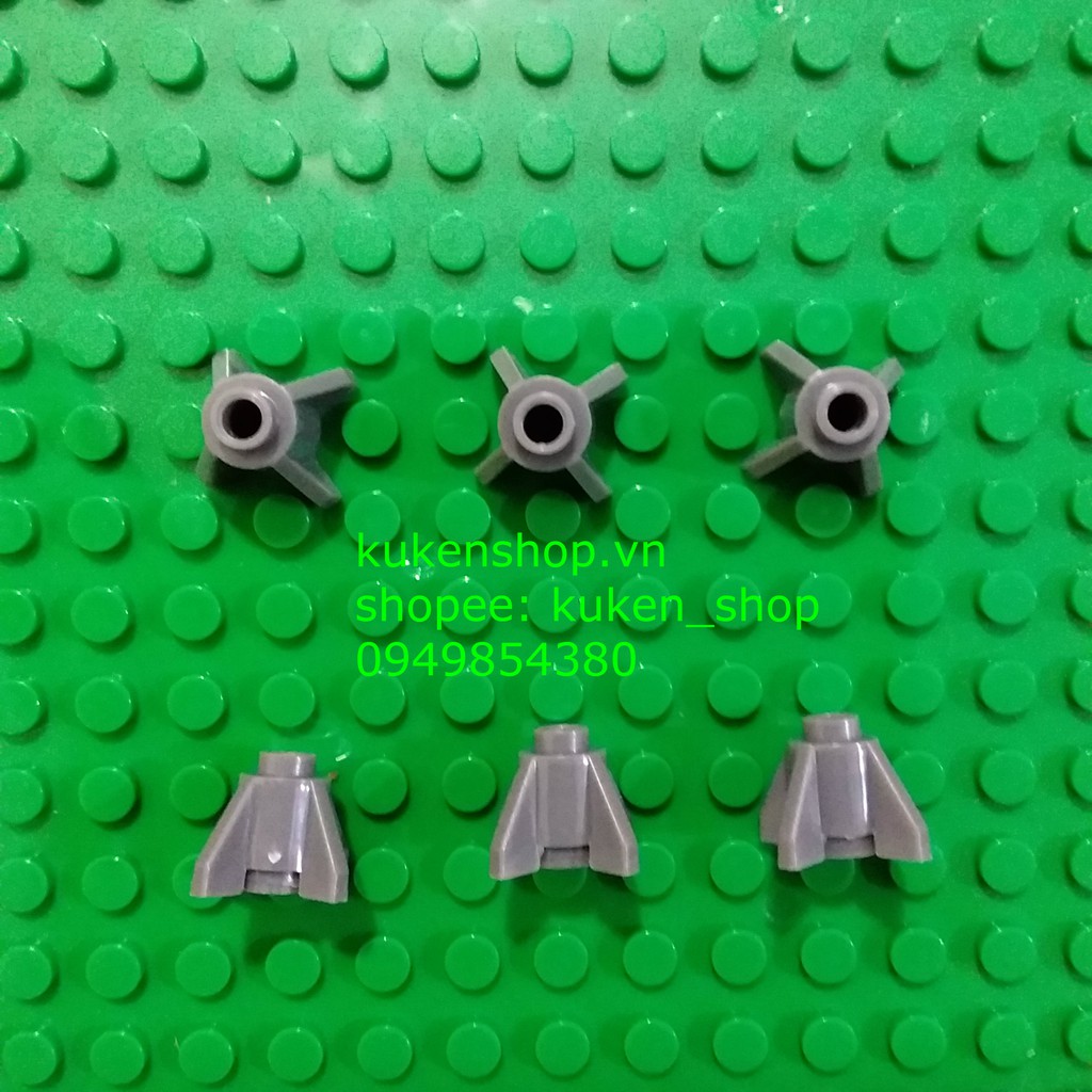 Combo 10 mảnh phụ kiện rocket mini no.291 - phụ kiện đồ chơi lắp ráp brick