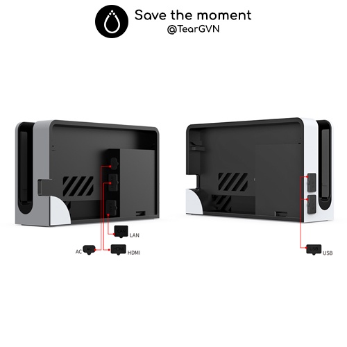 Bộ chắn bụi toàn diện DOBE cho Nintendo Switch 2 / Switch Oled / Switch 1