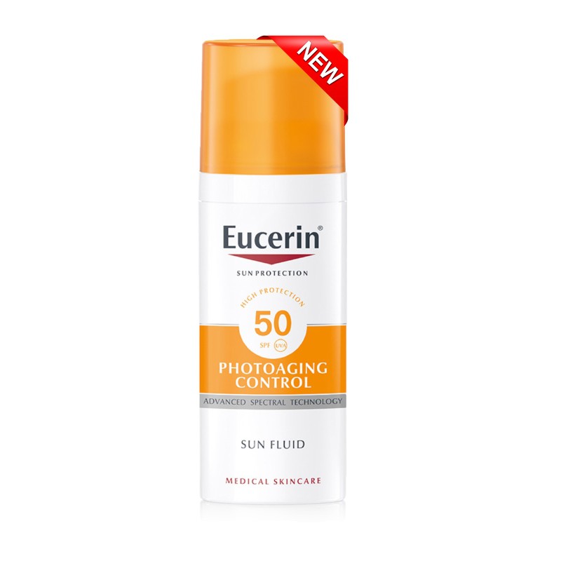 Eucerin - kem chống nắng ngăn ngừa lão hóa eucerin sun fluid photoaging control spf50+ 50ml