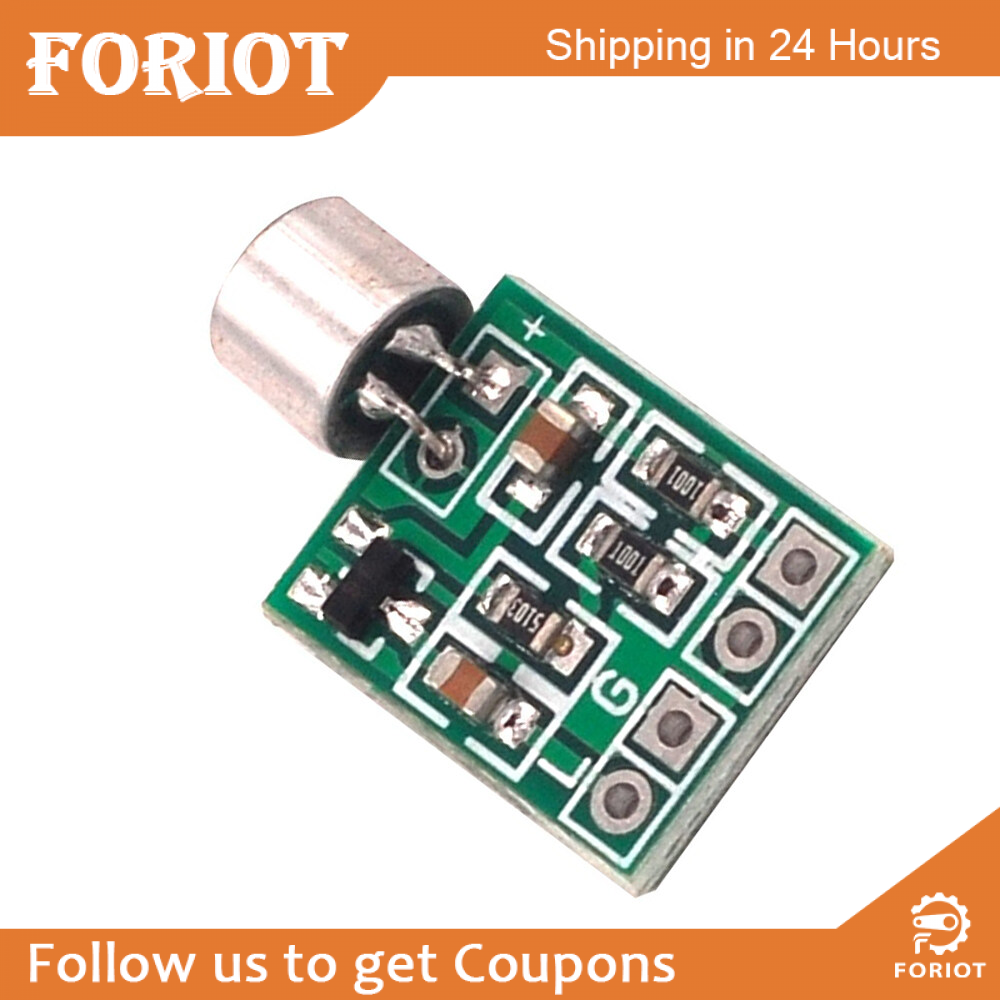 Foriot Phụ Kiện Micro Nhỏ Mô Đun Micro Mini Micro Âm Thanh Mô Đun Mạch Khuếch Đại Bộ Thu Âm Micrô Bảng Mạch