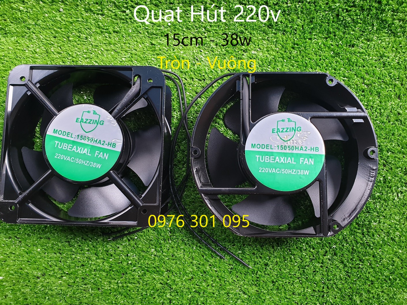 Quạt Hút Mùi Thông Gió Thoáng Khí 220v 15cm - 16cm kim loại