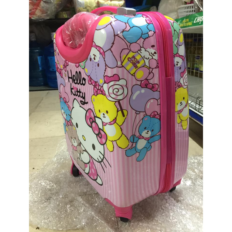 VALI HELLO KITTY 18 INCH (IN 2 MẶT) nhiều mẫu