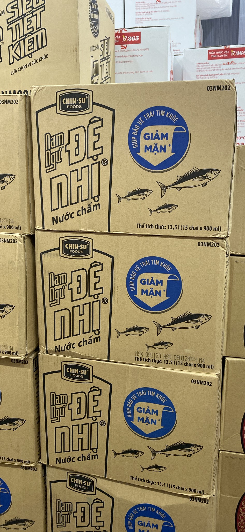 (Combo 3 chai ) Nước mắm Nam Ngư Đệ Nhị 900ml