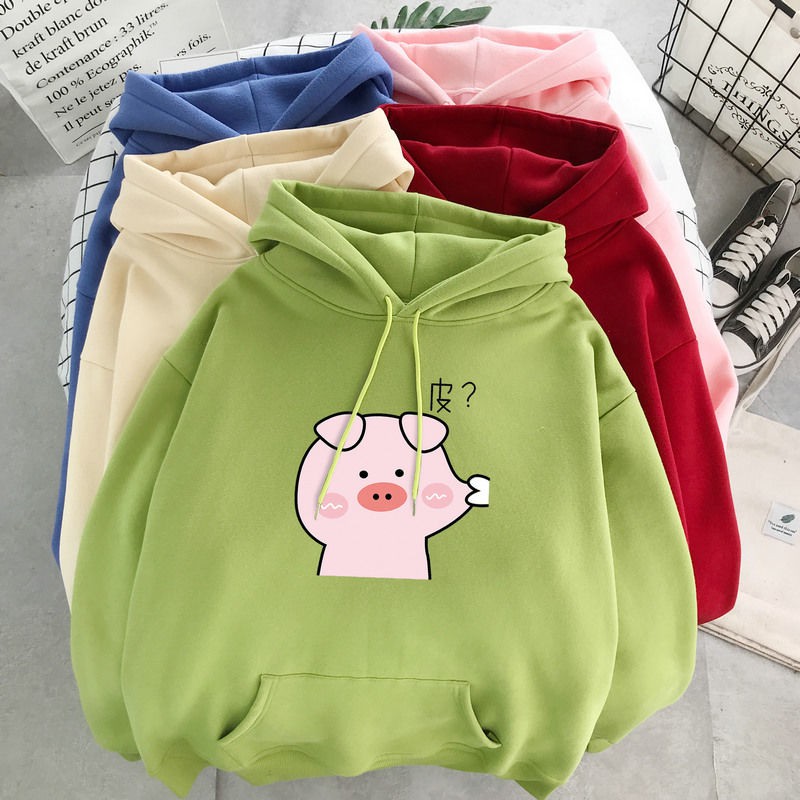 Áo hoodie lợn bẹo má DTR1119