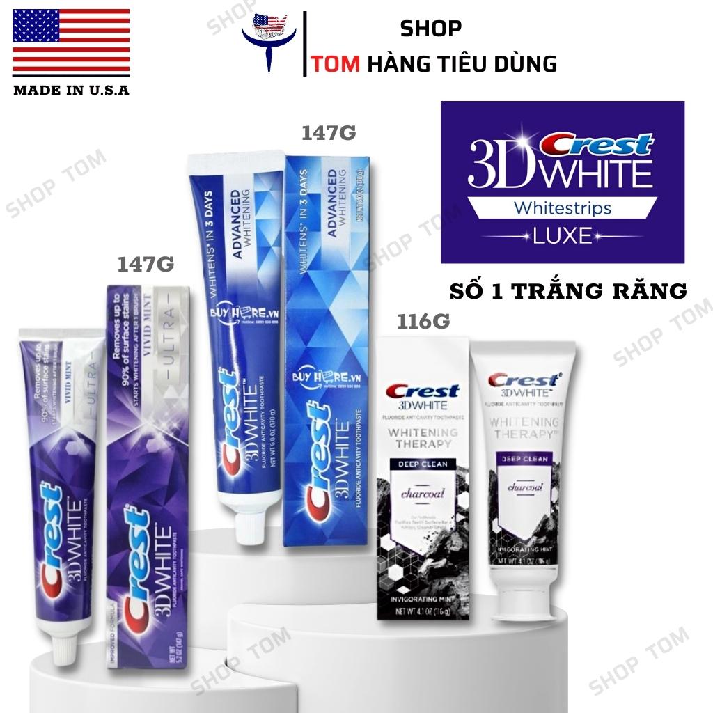 Kem đánh răng Crest 3D White Advanced Triple Whitening 147g