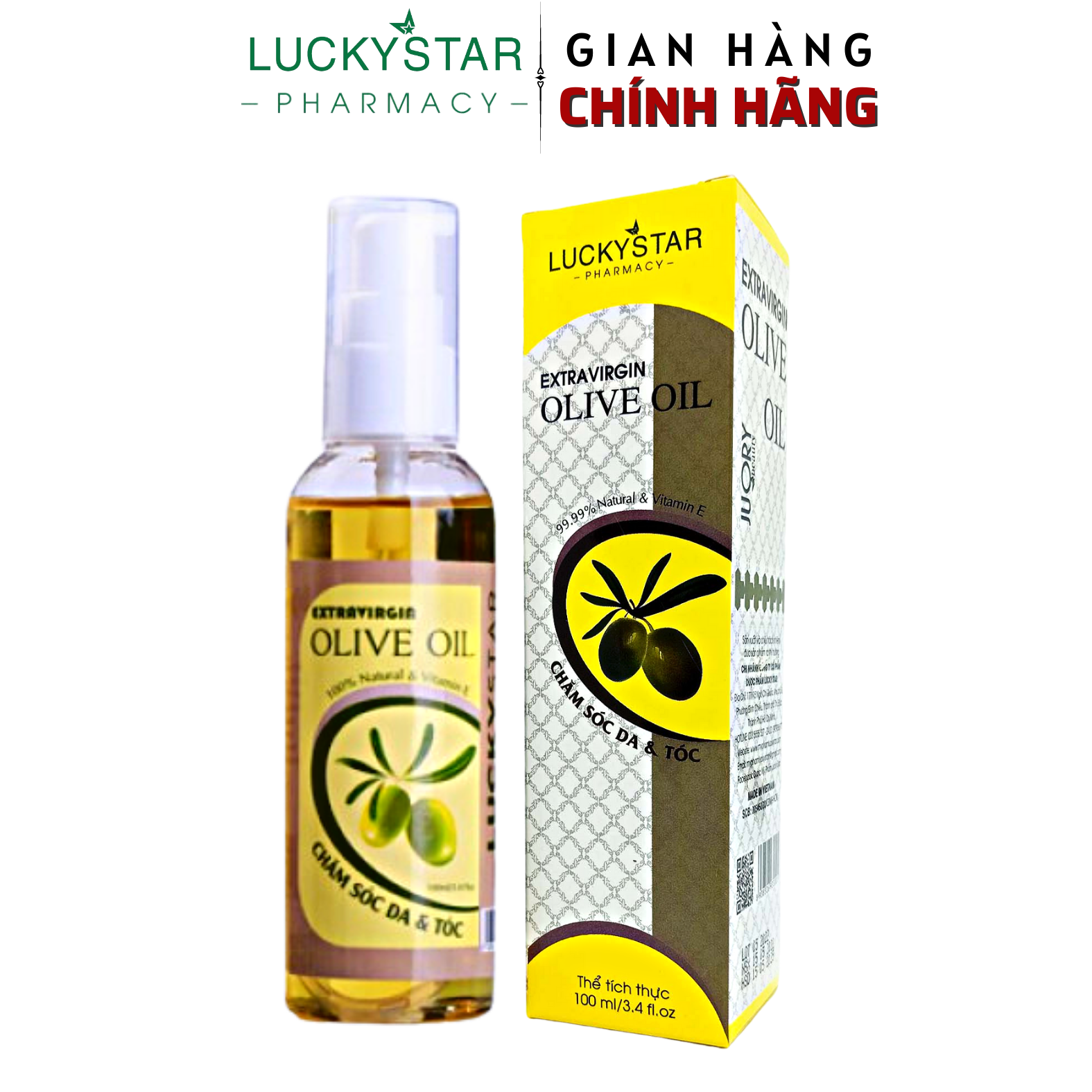 Tinh Dầu Oliu Lucky Star  100ml