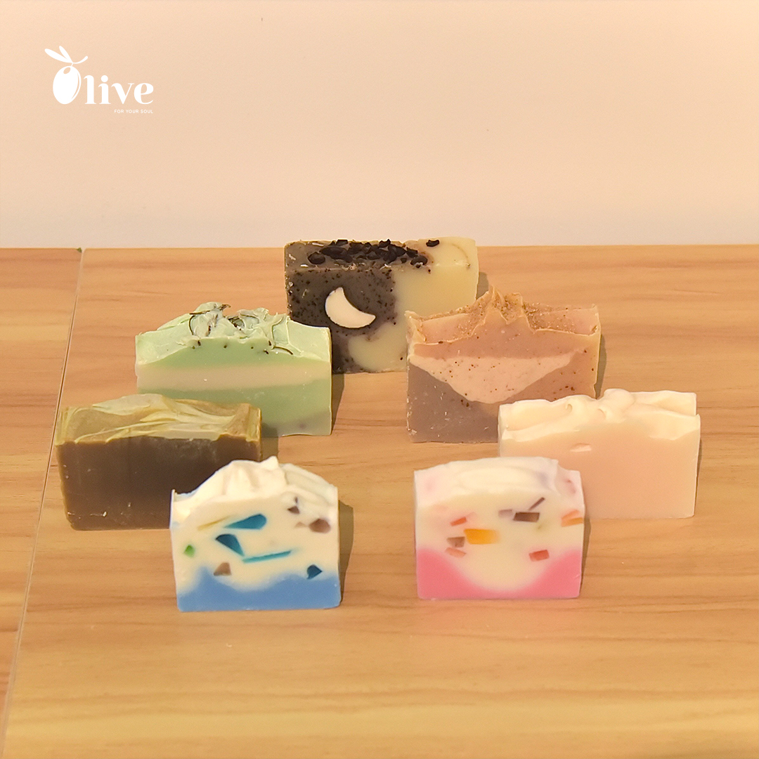 Essential oil soap natural handmade-olive project