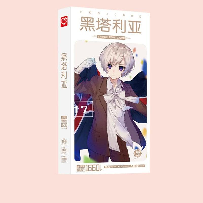 Hộp ảnh postcard HETALIA-Axis Powers 1660 ảnh anime chibi