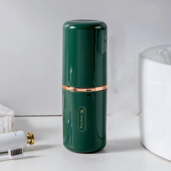 Hộp đựng bàn chải, kem đánh răng du lịch có chia ngăn Travel Mug