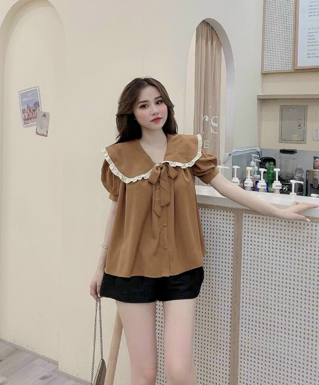 SÉT BỘ CỔ BÈO NƠ SIÊU XINH HÀNG ĐẸP [CHẤT ĐŨI NHĂN MỀM MỊN]