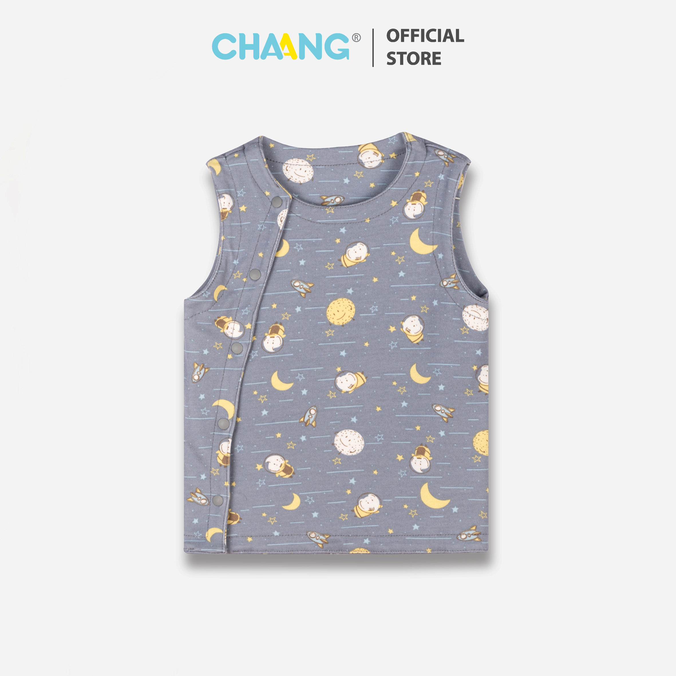 Áo gile cho bé trai cosmos voi chaang-form nhỏ tăng 2 size