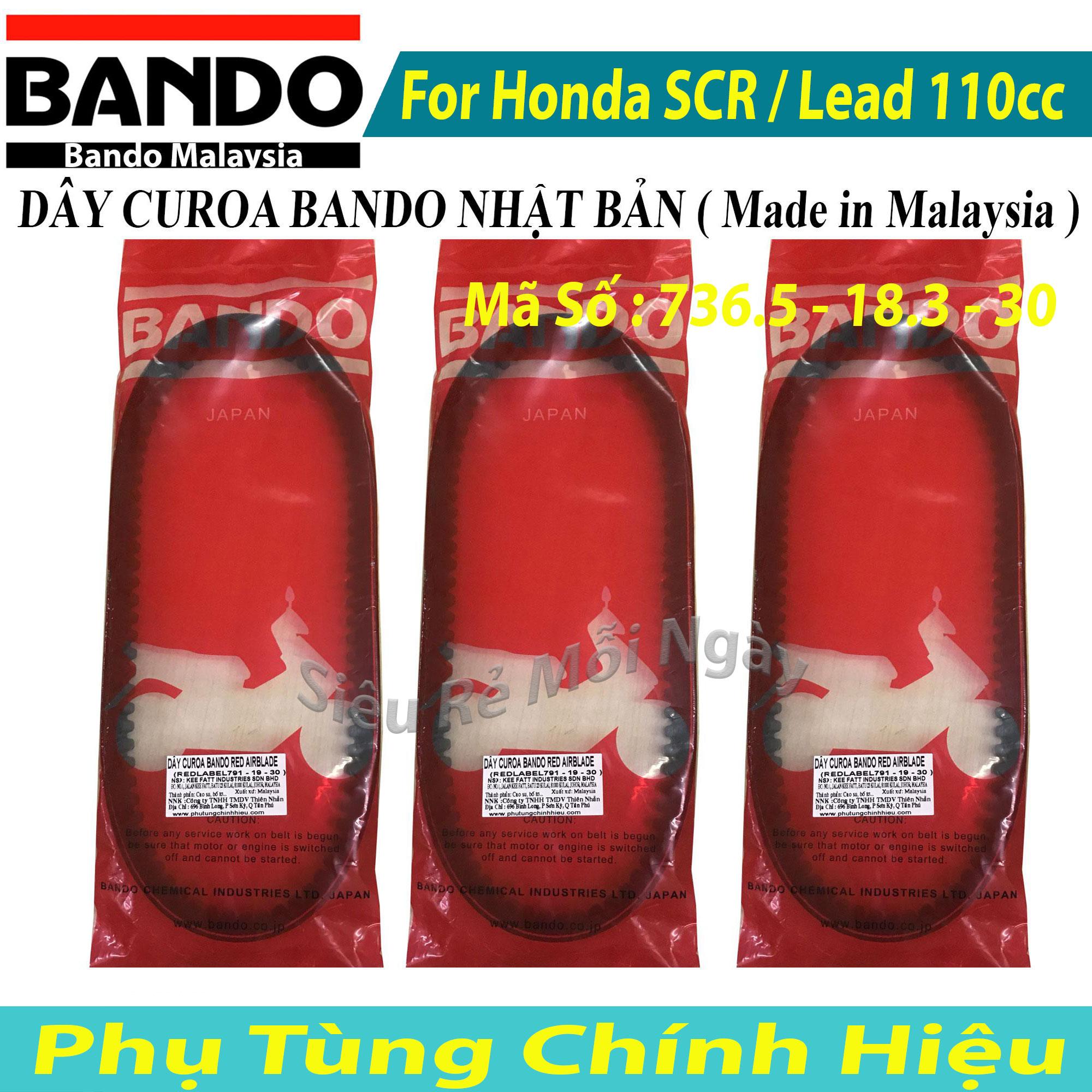 [HCM]Dây Curoa Bando Honda LEAD SCR 110cc Bando Malaysia