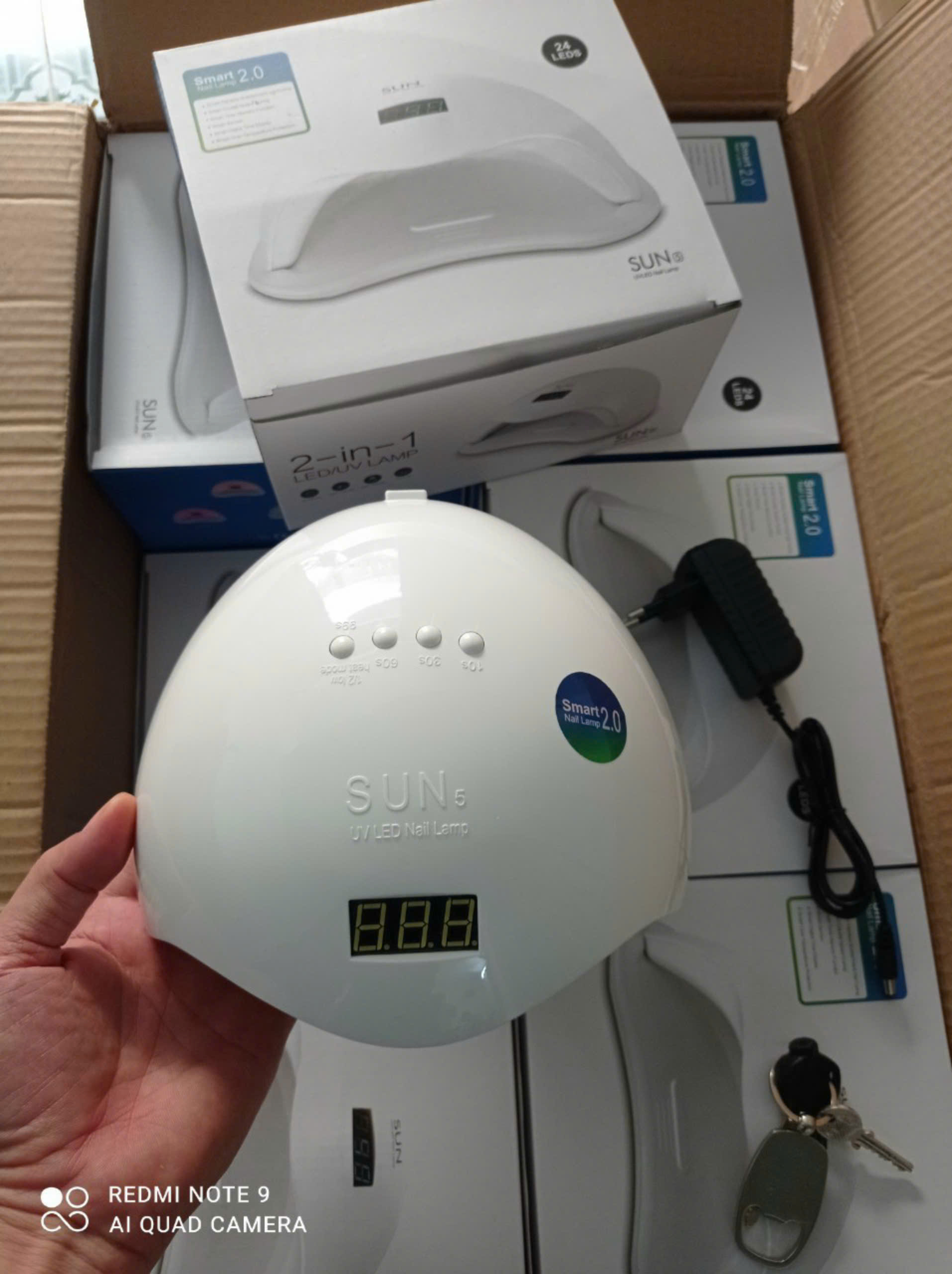 MÁY HƠ GEL 48W SUN 5 - 24 Bóng Đèn Led ( Hàng chính hãng)