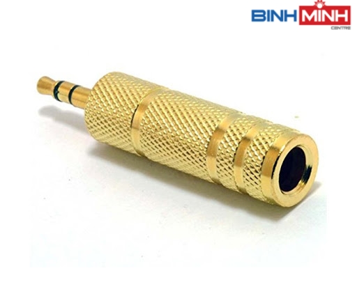 Đầu jack( rắc, giắc) chuyển đổi âm thanh từ cổng 6.5mm sang 3.5mm