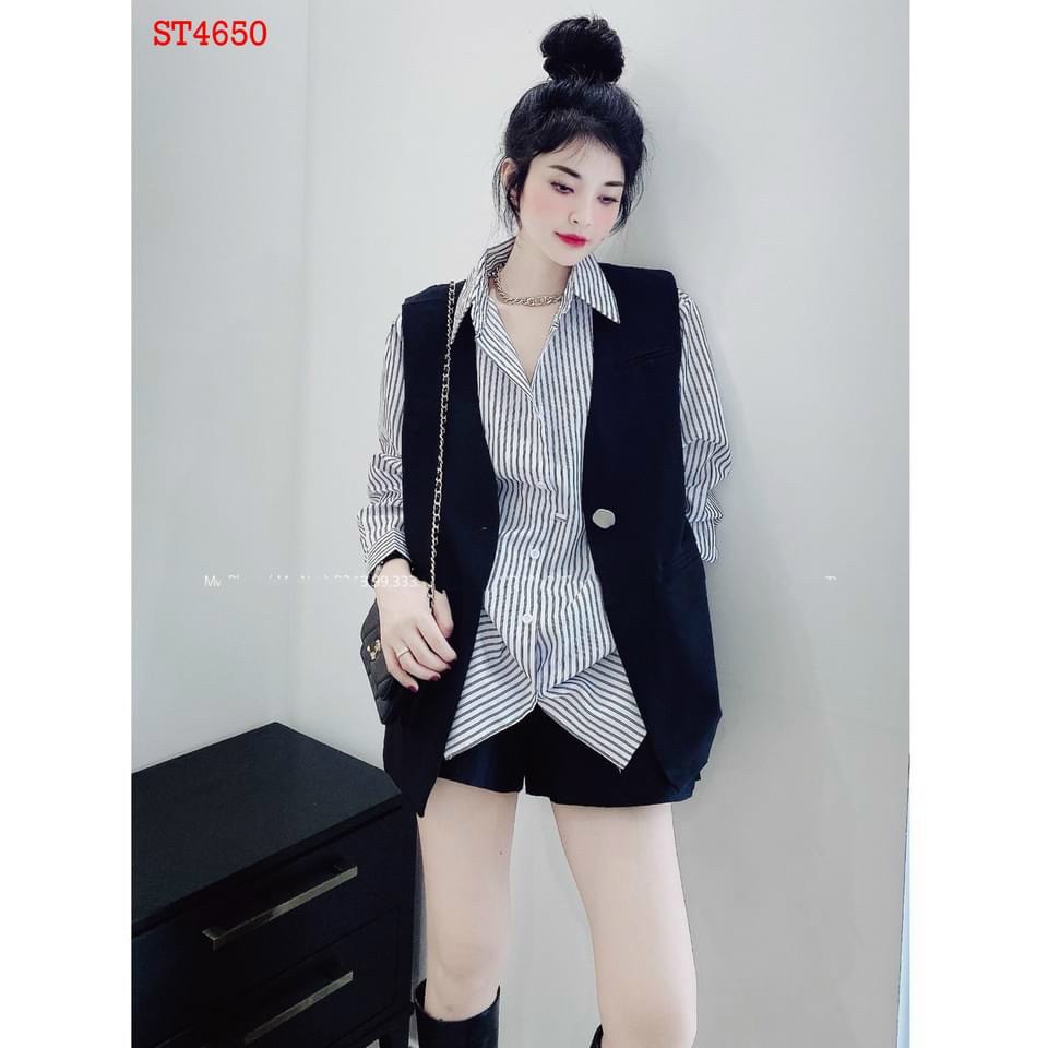 SÉT 3 MÓN QUẦN SHORT ÁO KATE SIÊU ĐẸP