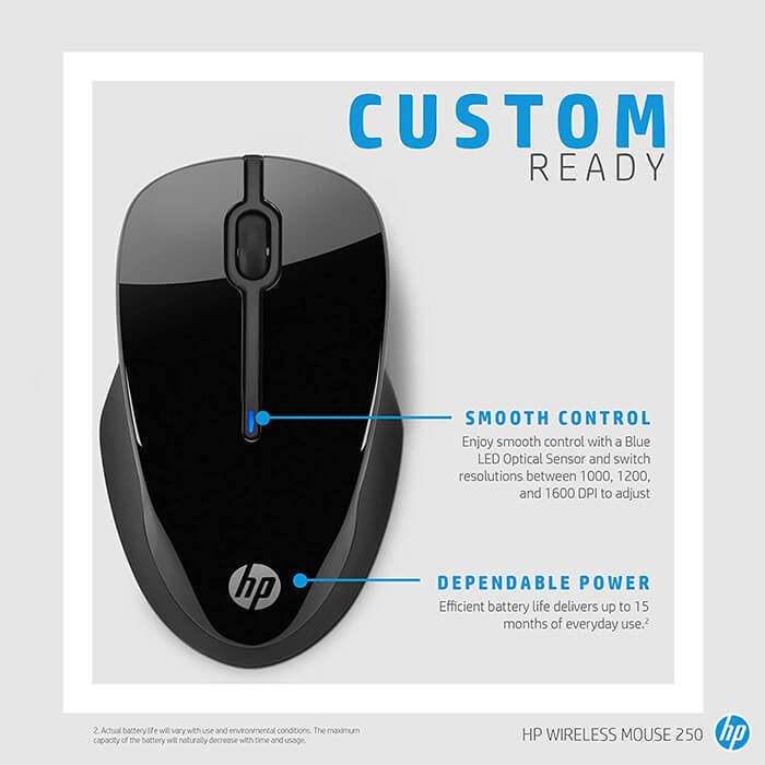 Chuột không dây HP Wireless Mouse 250