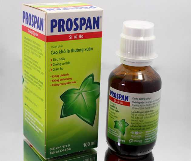Siro Prospan Hỗ Trợ Ho, Viêm Phế Quản - Chai 100ml