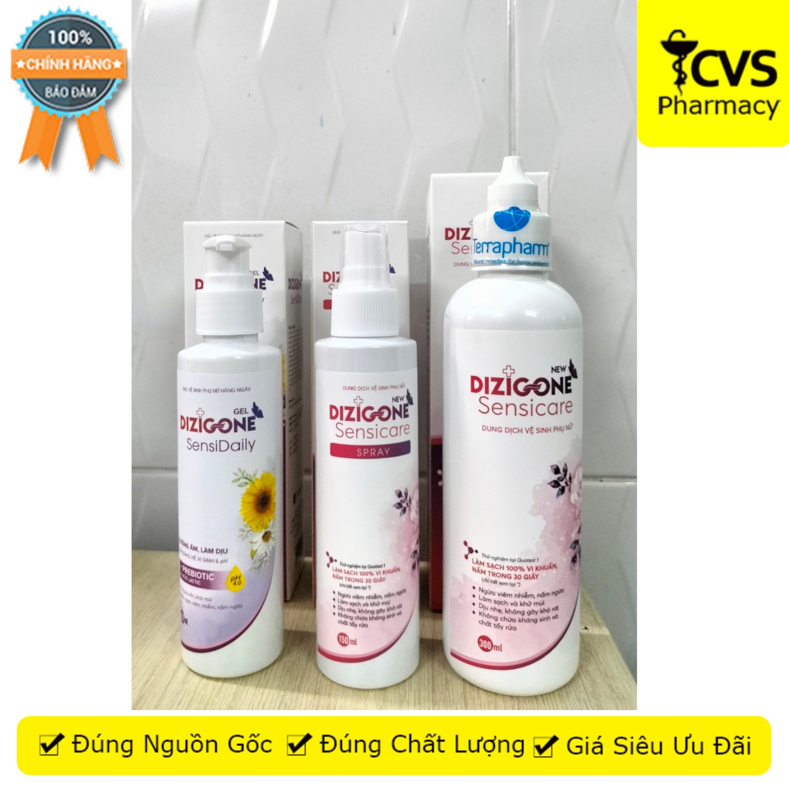 Dizigone Sensicare - Dizigone Sensidaily hỗ trợ làm sạch và khử mùi hiệu quả - CVS Pharmacy