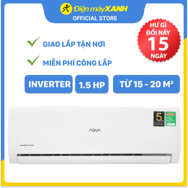 Bảng giá Máy lạnh Aqua Inverter 15 HP AQA-KCRV13TK