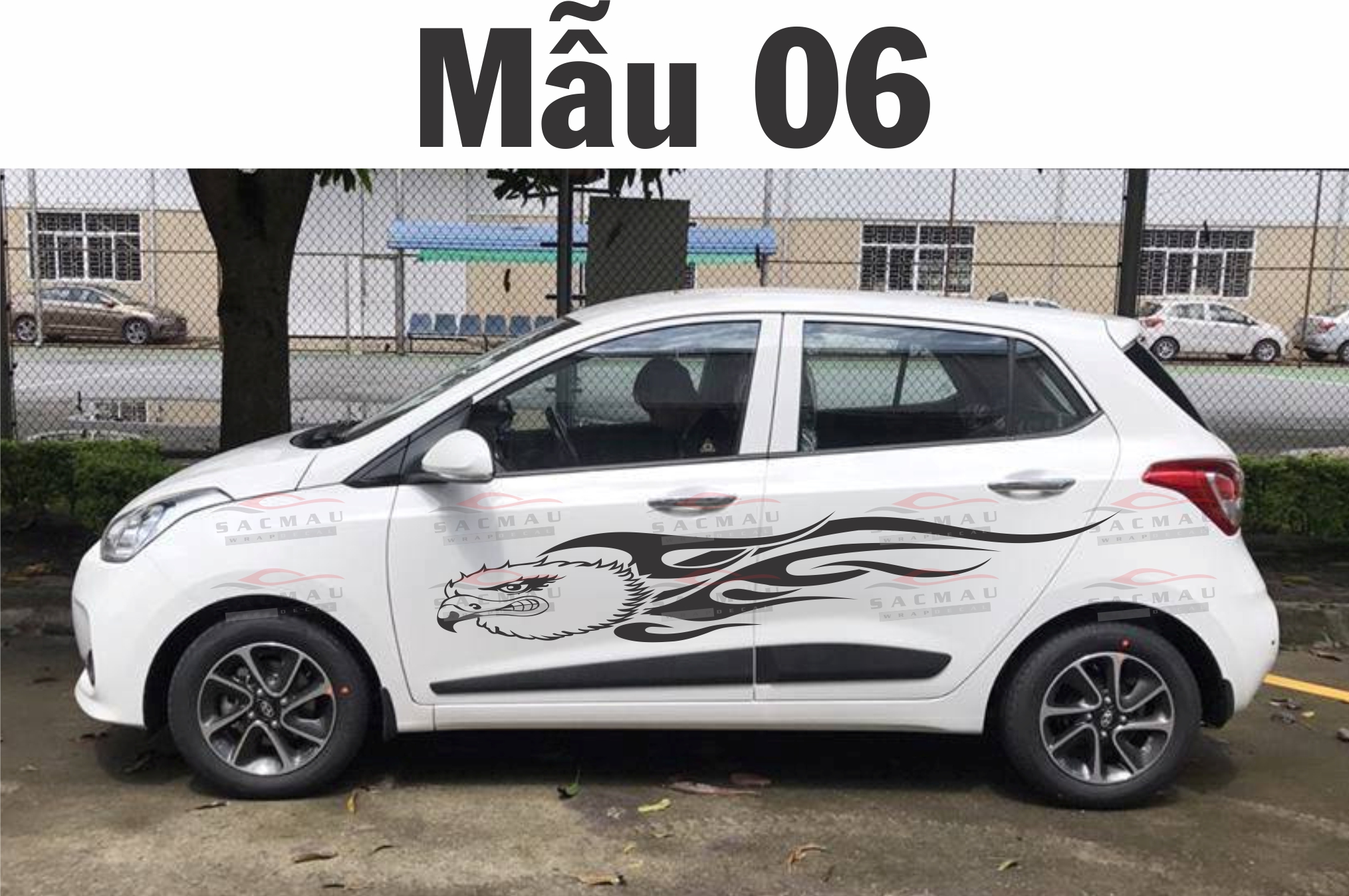 Tem dán xe Hyundai Grand I10