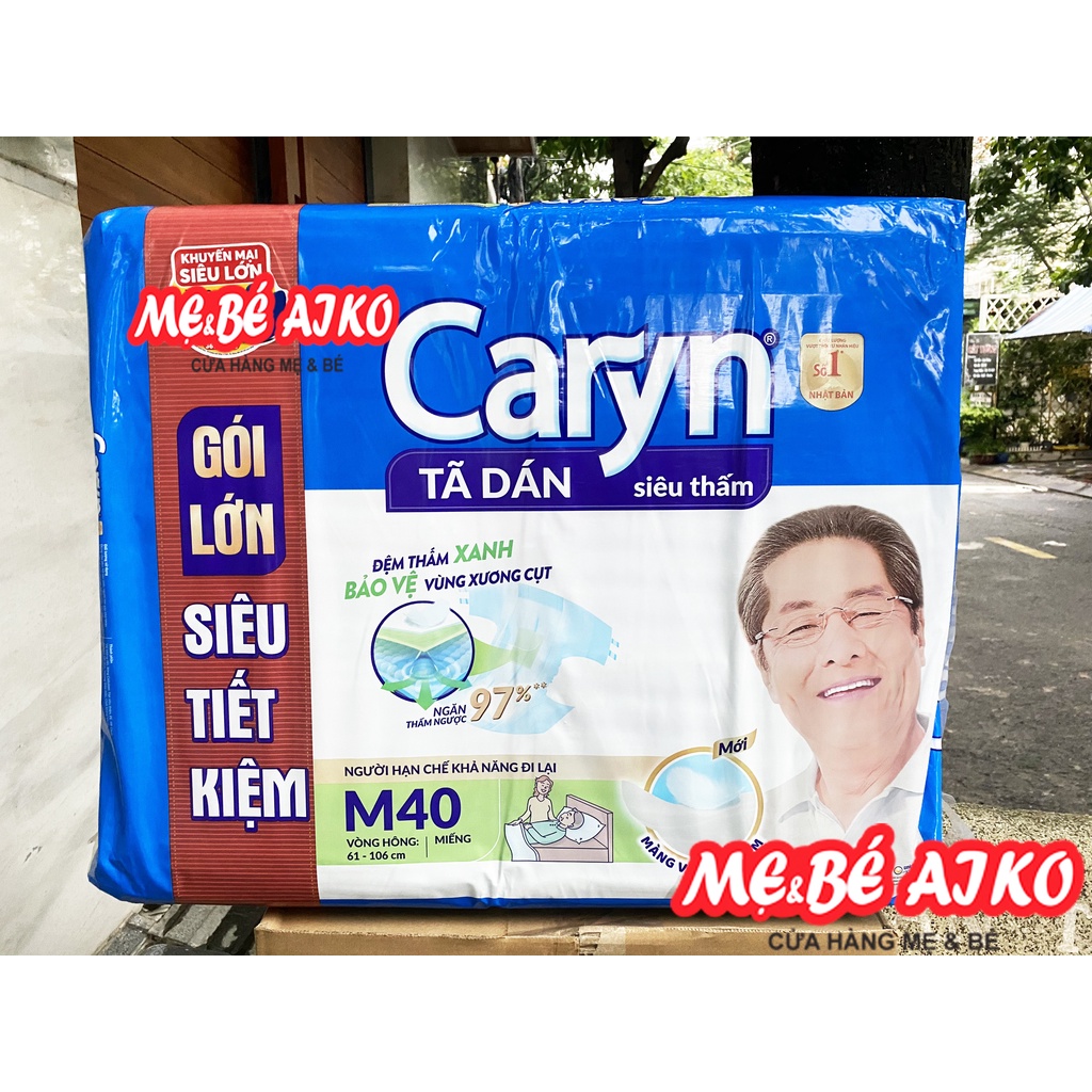 Tã Dán Người Lớn Siêu Tiết Kiệm Caryn size M40,L40, ML40