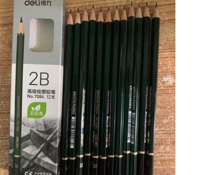 Bút chì 2b cao cấp deli 7084