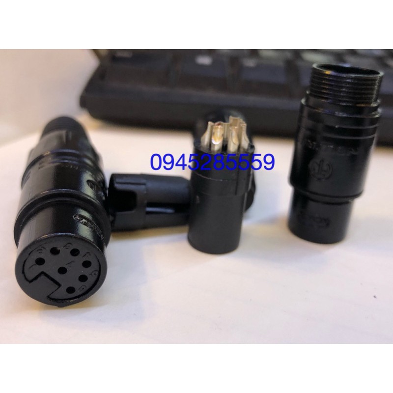 Jack canon ,xlr 7 chấu (chân) neutrik
