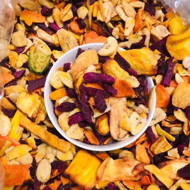 500gr thập cẩm sấy vỡ đủ vị - hàng vụn