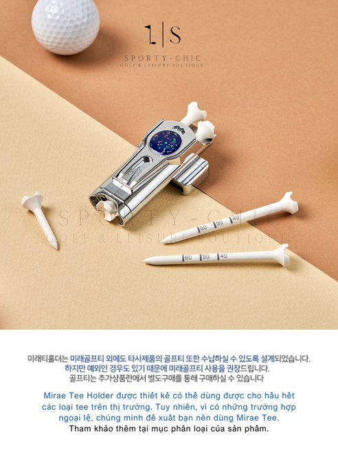 골프 티홀더_초경량 초간단_탈부착_롱티 숏티 포함_한국 수입 정품 [Korea] Tee Golf Holder Ghim Nhỏ Đựng Golf Tee Đeo Thắt Lưng Hàn Quốc