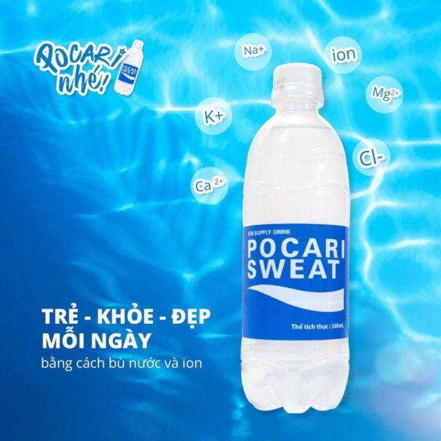 Pocari sweat- thức uống bù nước và điện giải
