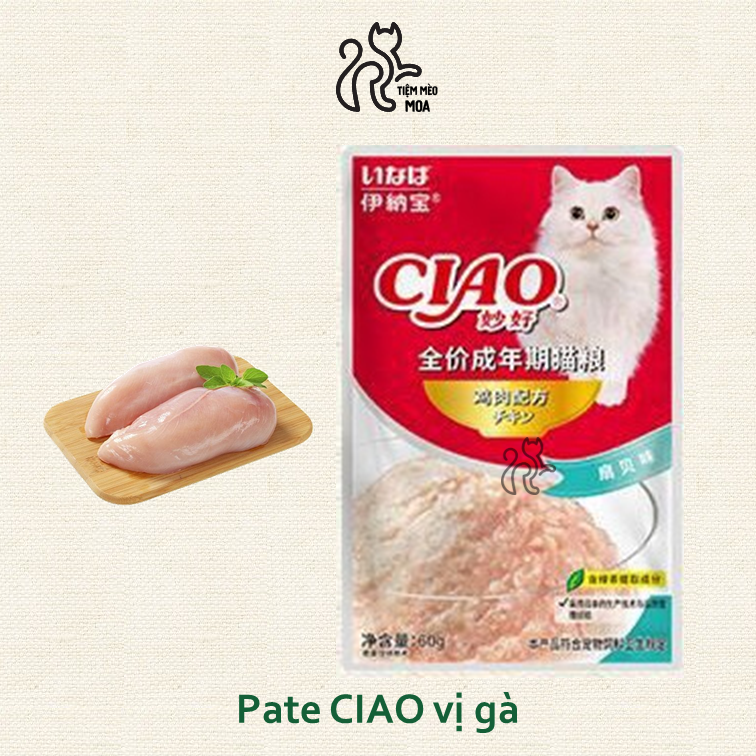 Pate ciao - pate cho mèo 60gram - tiệm mèo moa