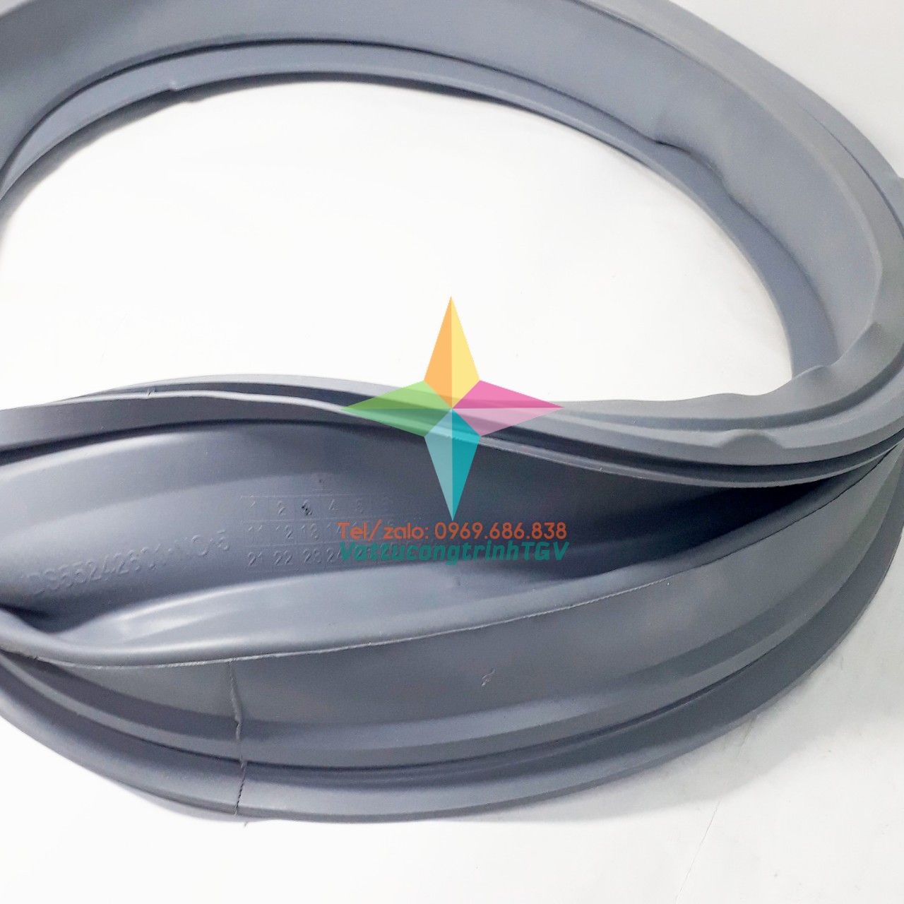 Gioăng cao su cửa MDS55242601 cho máy giặt SAMSUNG cửa ngang 7-9 kg