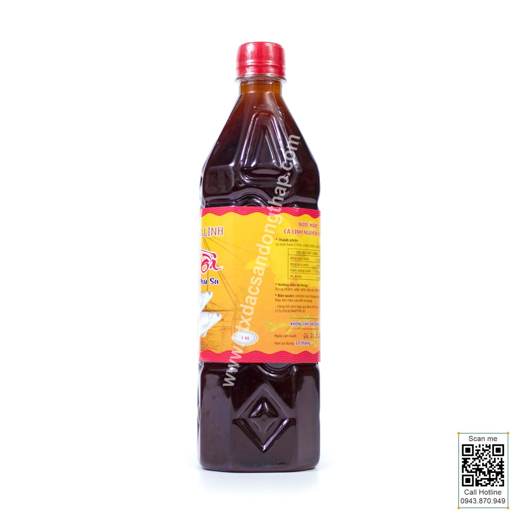 NƯỚC MẮM CÁ LINH DÌ MƯỜI