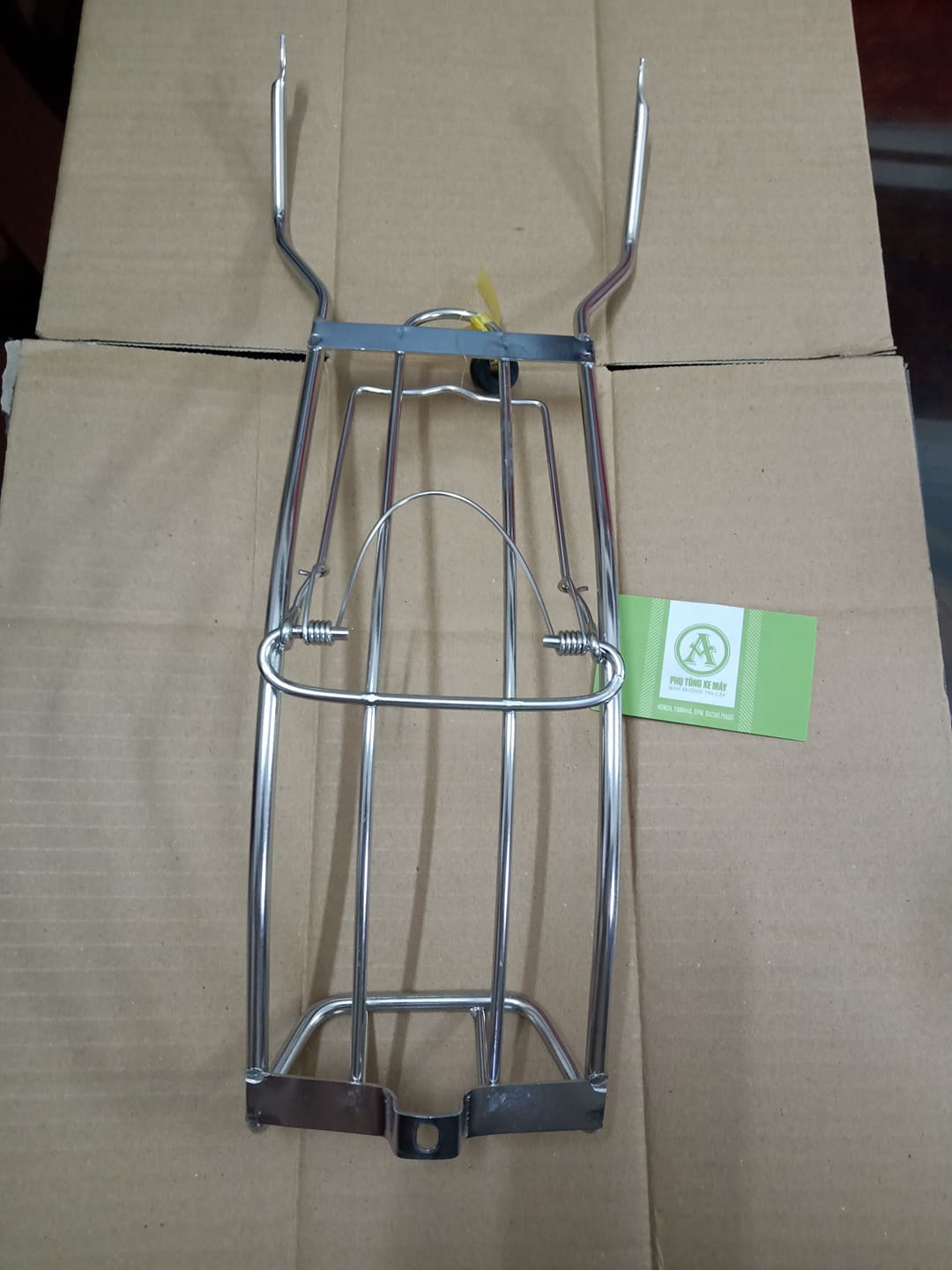 Baga Inox trước 8 ly cho xe Wave đời đầu