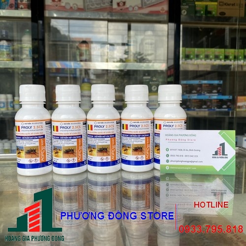 Thuốc diệt muỗi ruồi Proly 2.5CS (Chai 100ml)